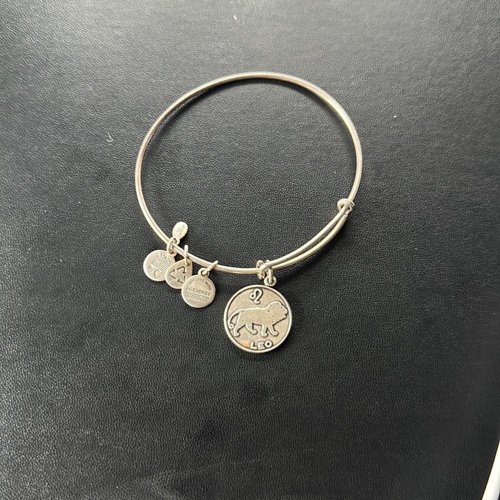 Alex and Ani Horoscope Silver Leo Bangle